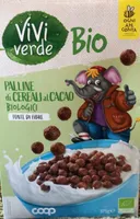 Palline di cereali al cacao biologici