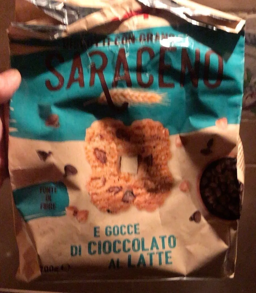Saraceno e gocce di cioccolato