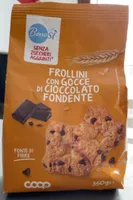 Frollini gocce cioccolato fondente