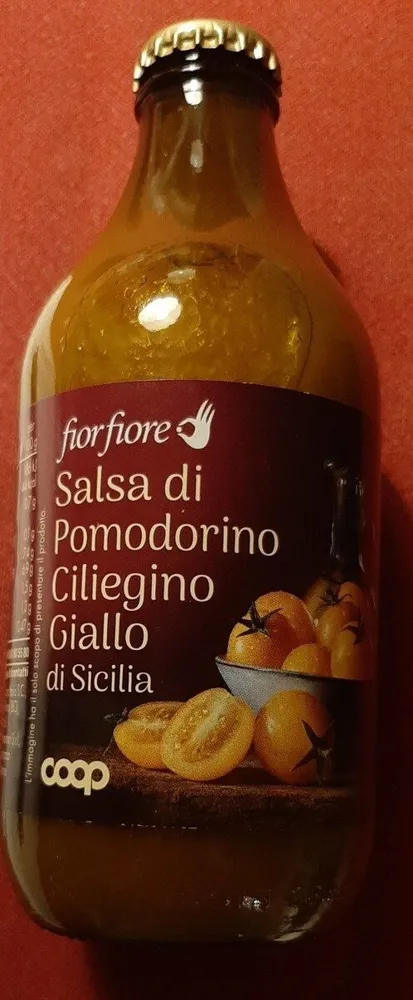 Salsa di pomodorino ciliegino giallo di sicilia