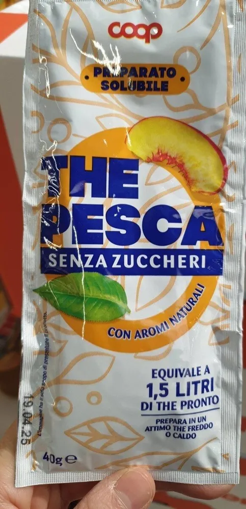 THE PESCA SENZA ZUCCHERI