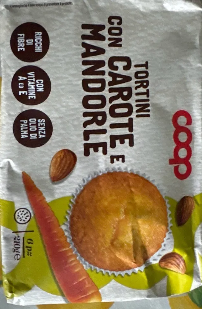 Tortini con Carote e Mandorle