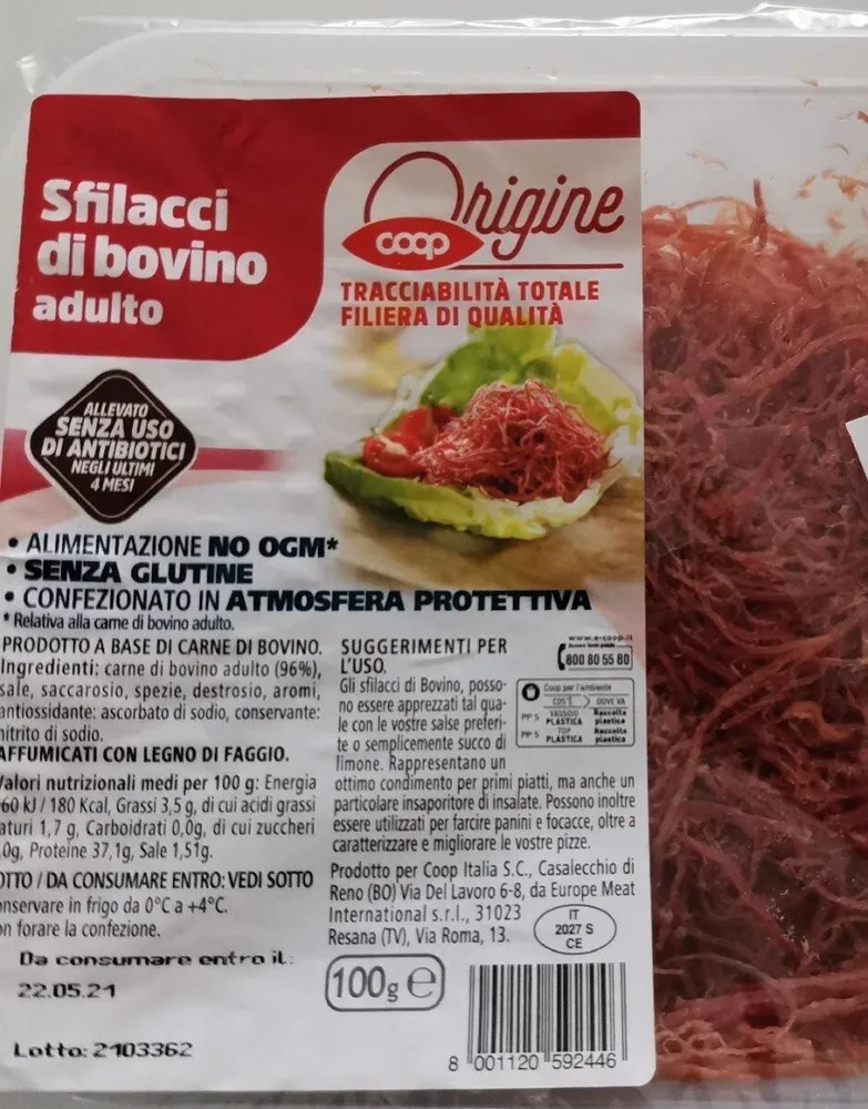 Sfilacci di bovino