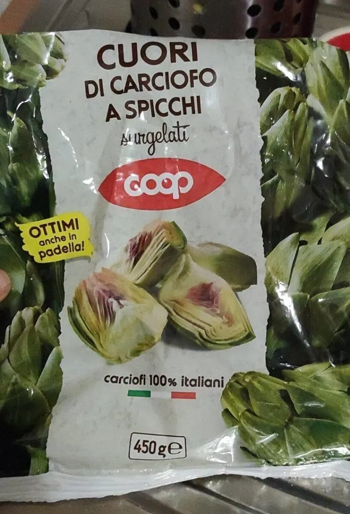 Cuori di carciofo a spicchi