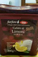 Gelato ai limoni di Sicilia
