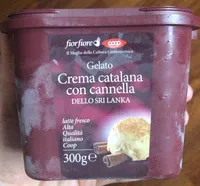 Gelato Crema catalana con cannella dello Sri Lanka