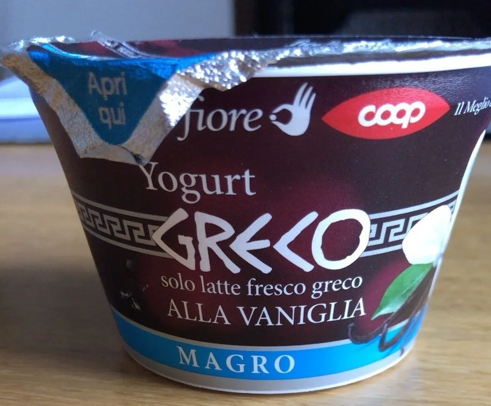 Yogurt greco alla vaniglia