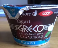 Yogurt greco alla vaniglia