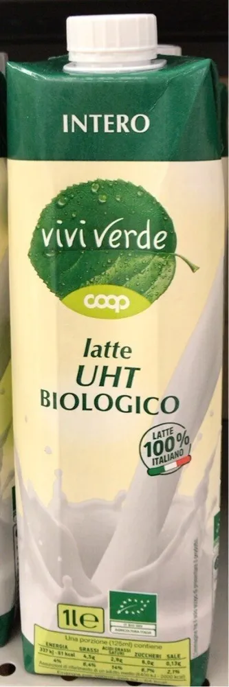 Lait uht biologico