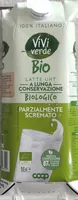 Latte UHT biologico parzialmente scremato