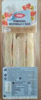 2 Tramezzini Pomodoro Mozzarella e Olive