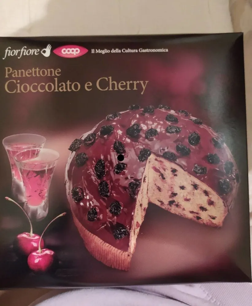 Panettone cioccolato e cherry