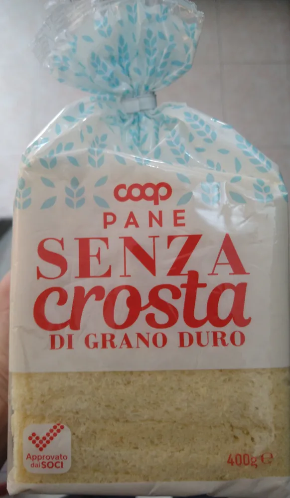 Pane Senza Crosta di Grano Duro