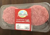Hamburger di bovino adulto