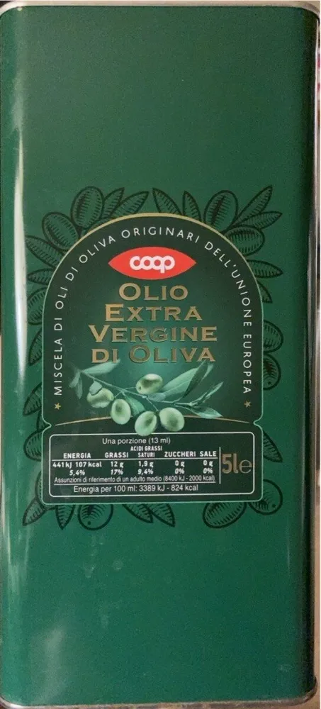 Olio extra vergine di oliva Coop