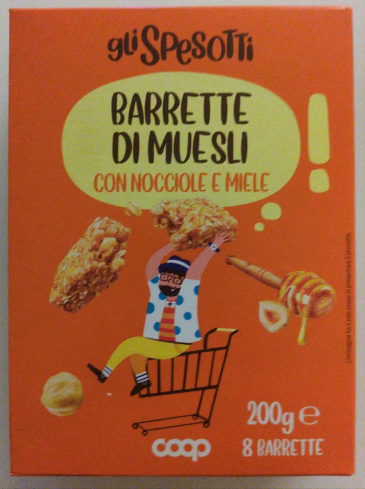 Barrette di muesli con nocciole e miele - Coop - Coop