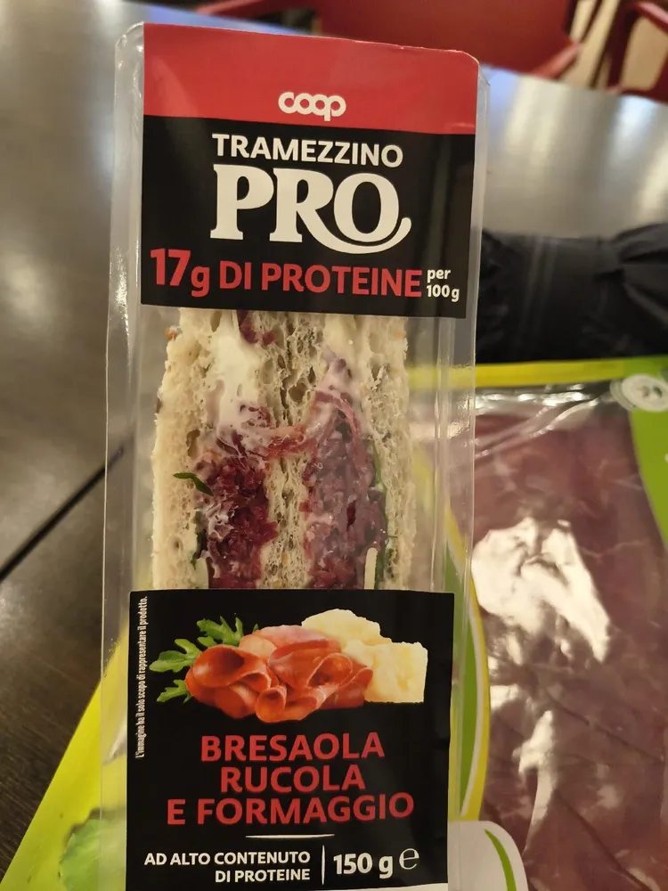 Tramezzino Pro Bresaola Grana