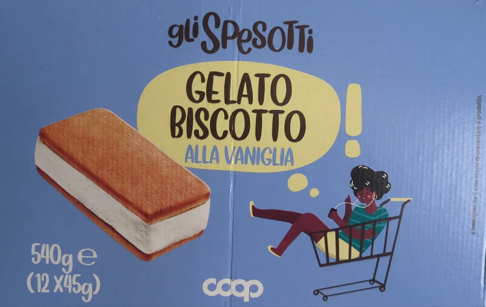 Gelato biscotto alla vaniglia