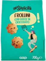 Frollini con gocce di cioccolato