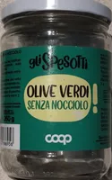 olive verdi senza nocciolo