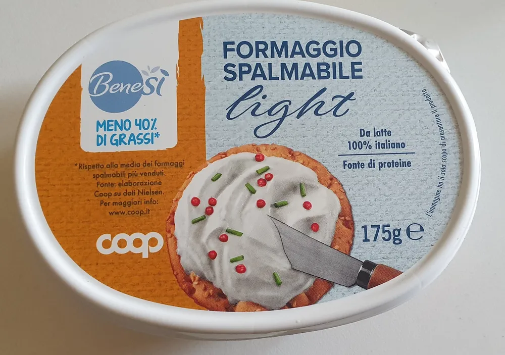 formaggio spalmabile light