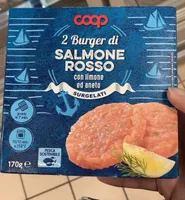 Burger di salmone rosso