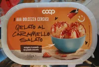 Gelato al caramello salato