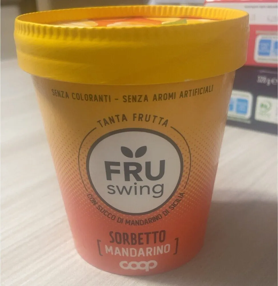 Sorbetto mandarino Fru