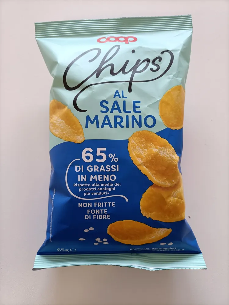Chips al sale marino