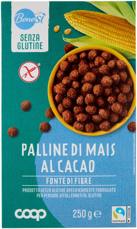 Palline di mais al cacao