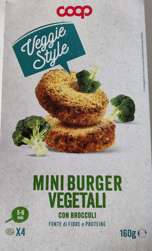 Mini buger vegetali con broccoli