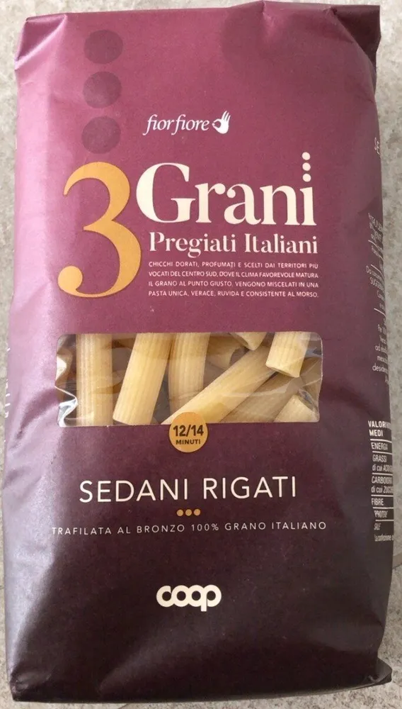 Sedanini rigati fior fiore