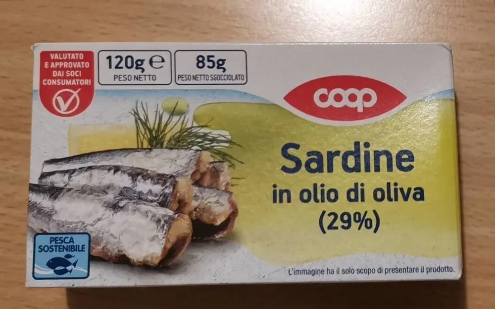 Sardine in olio di oliva