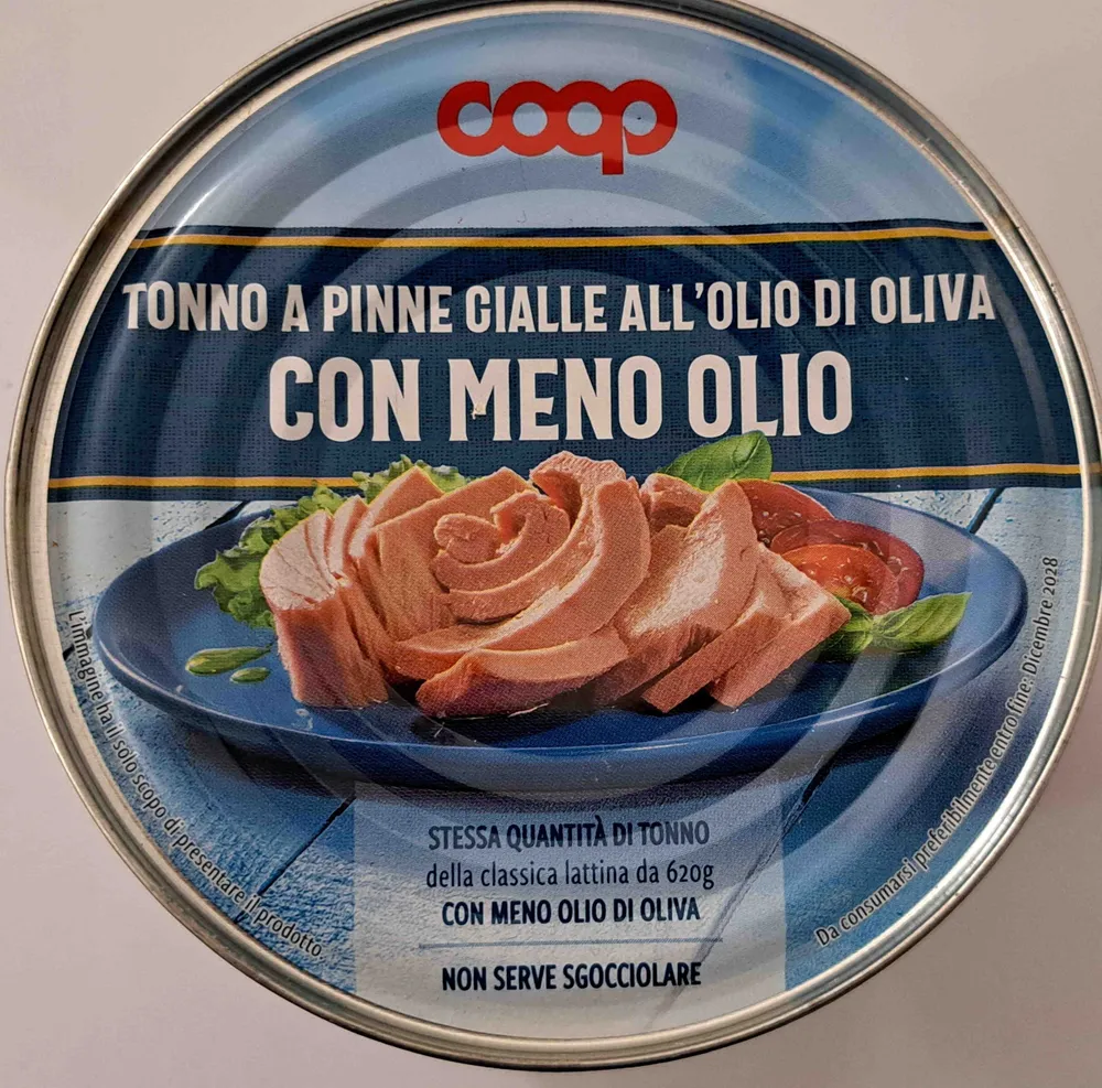 Tonno a pinne gialle all'olio di oliva