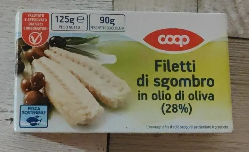 Filetti di sgombro in olio di oliva