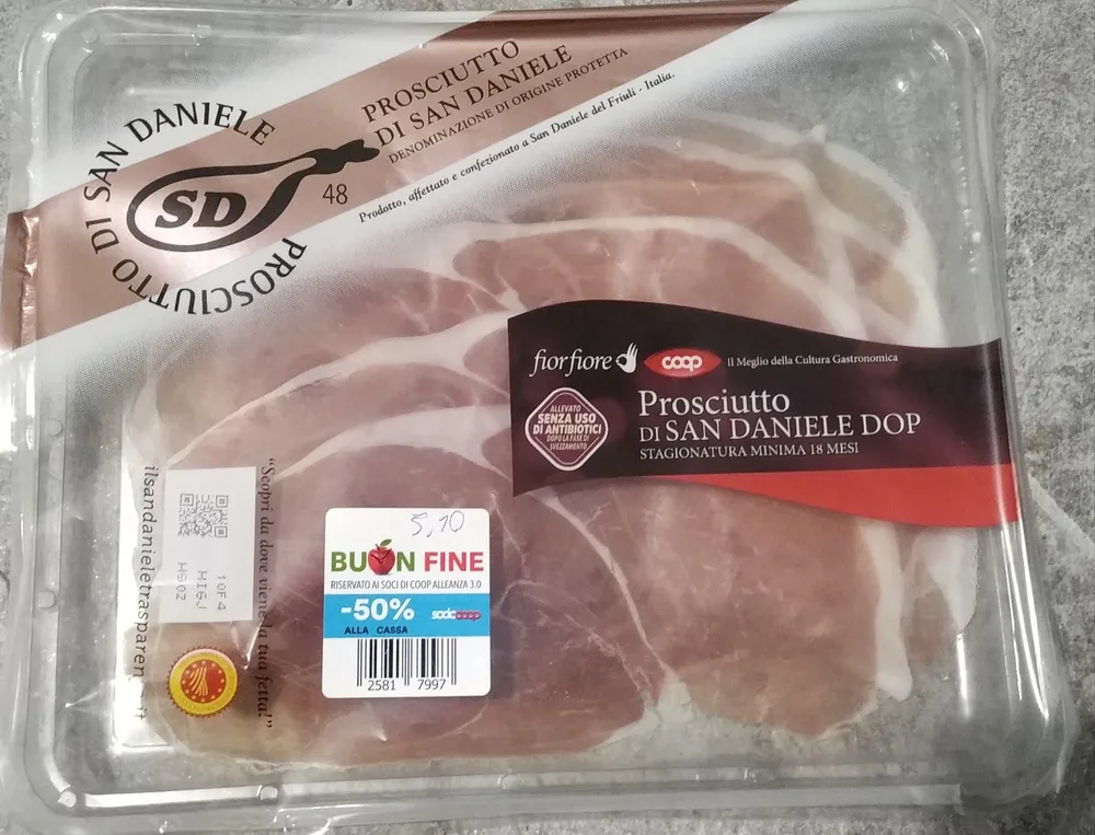 Prosciutto crudo San Daniele