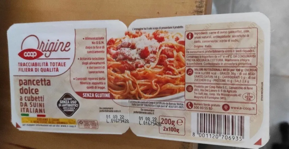 Pancetta dolce