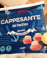 Capesante del pacifico sgusciate