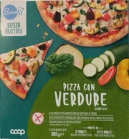 Pizza con verdure senza glutine
