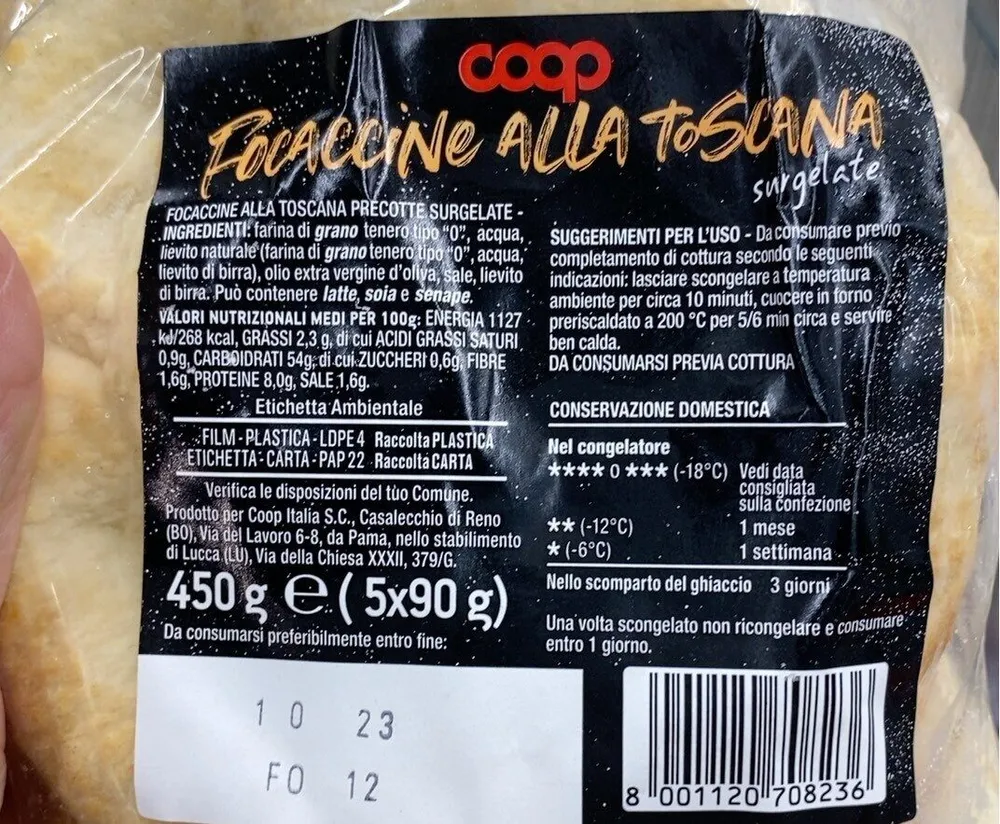 Focaccina alla tascana