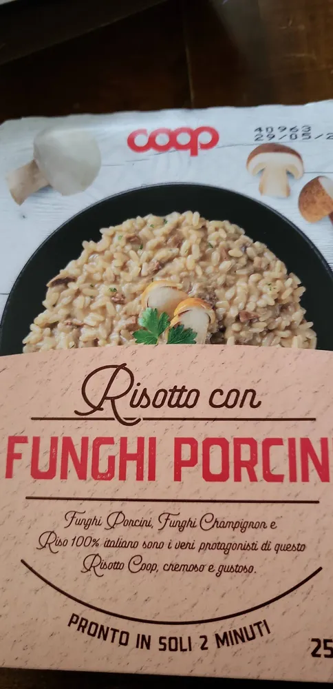 Risotto con funghi porcini