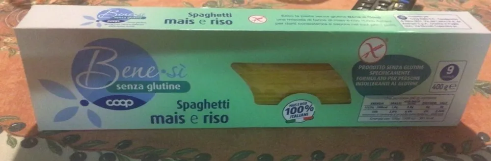 Spaghetti mais e riso