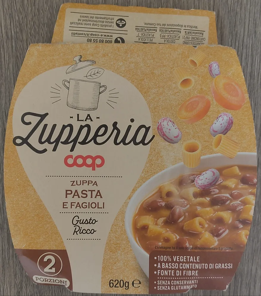 La zuppiera zuppa pasta e fagioli