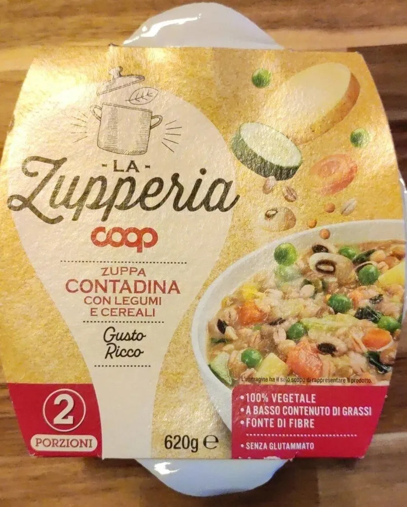 Zuppa contadina con legumi e cereali