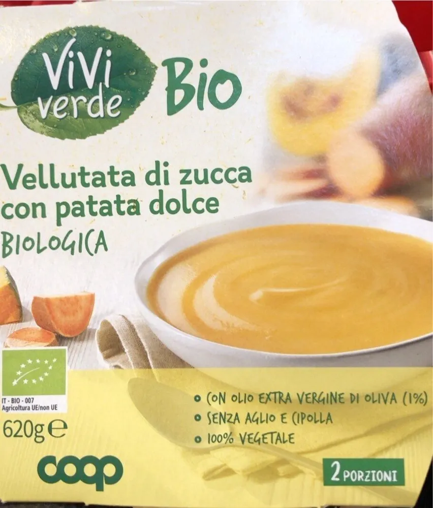 Vellutata zucca e patate