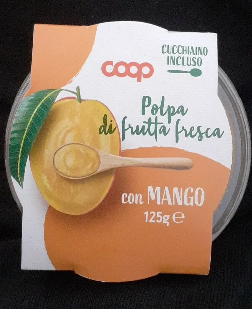 Polpa di frutta fresca con mango