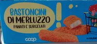 Bastoncini di merluzzo panati surgelati
