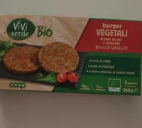 Burger vegetali ceci e lenticche