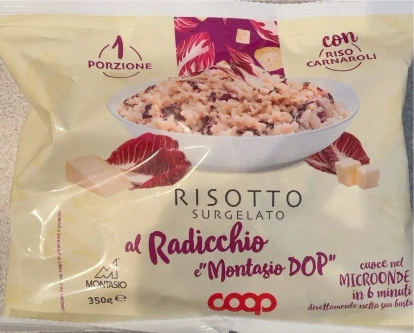 Risotto al Radicchio e Montasio dop