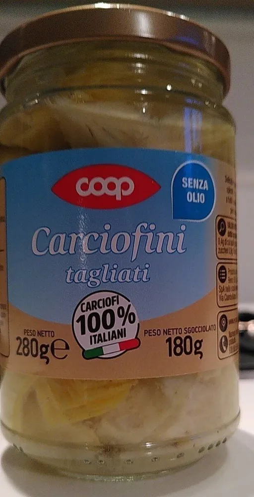 Carciofini tagliati